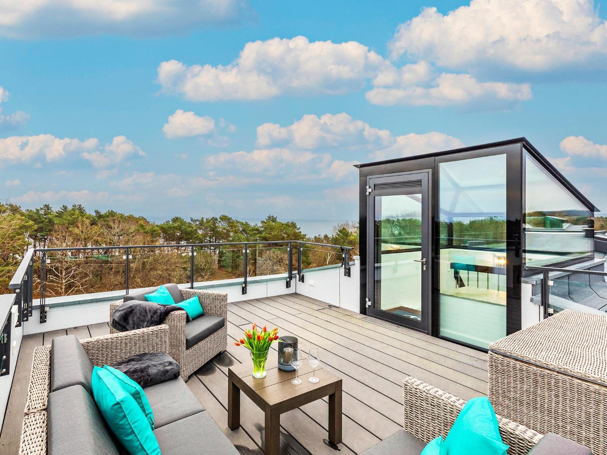 בינץ Fewo Prora - Kingfisher Dachterrasse מראה חיצוני תמונה