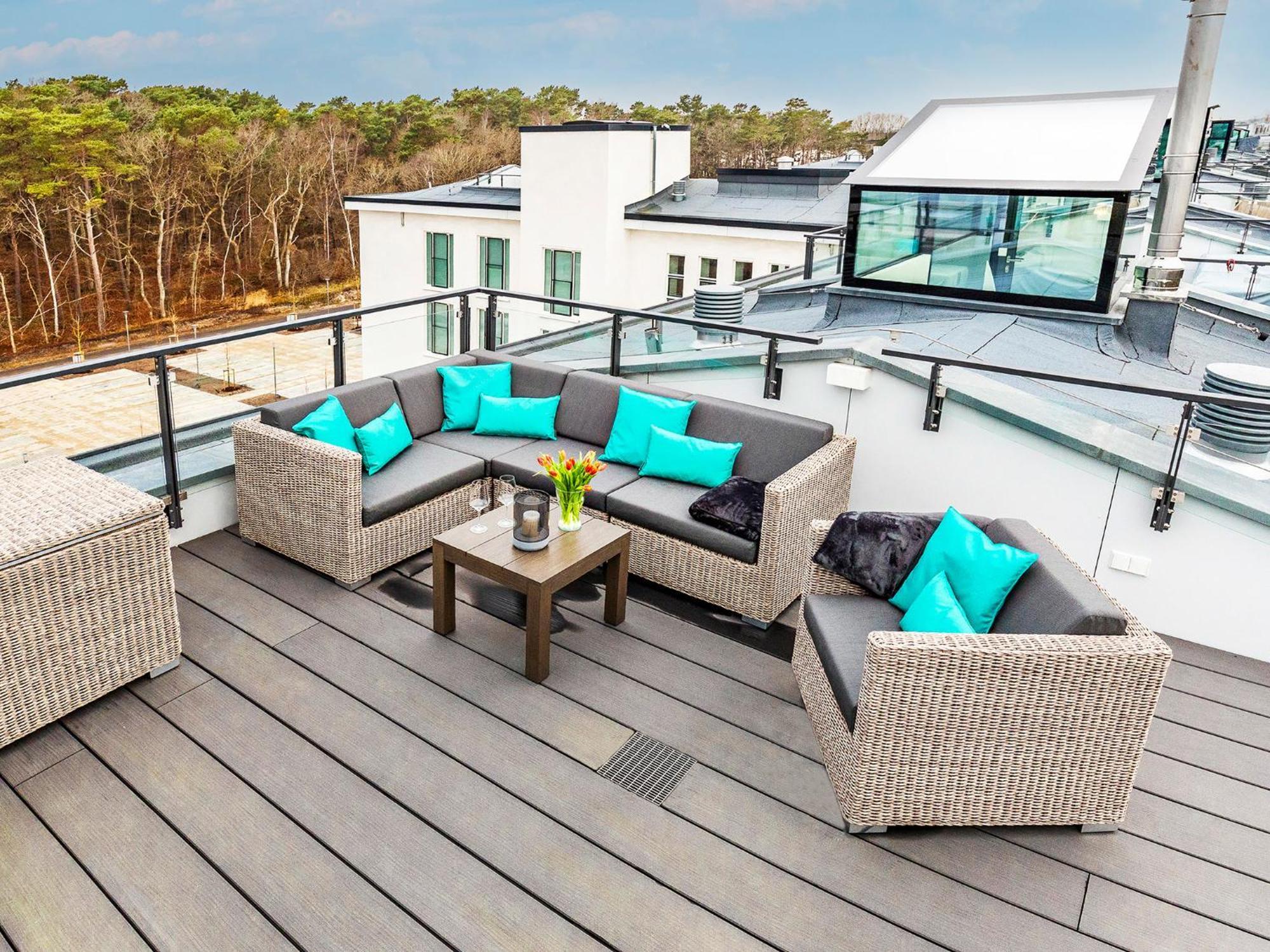בינץ Fewo Prora - Kingfisher Dachterrasse מראה חיצוני תמונה